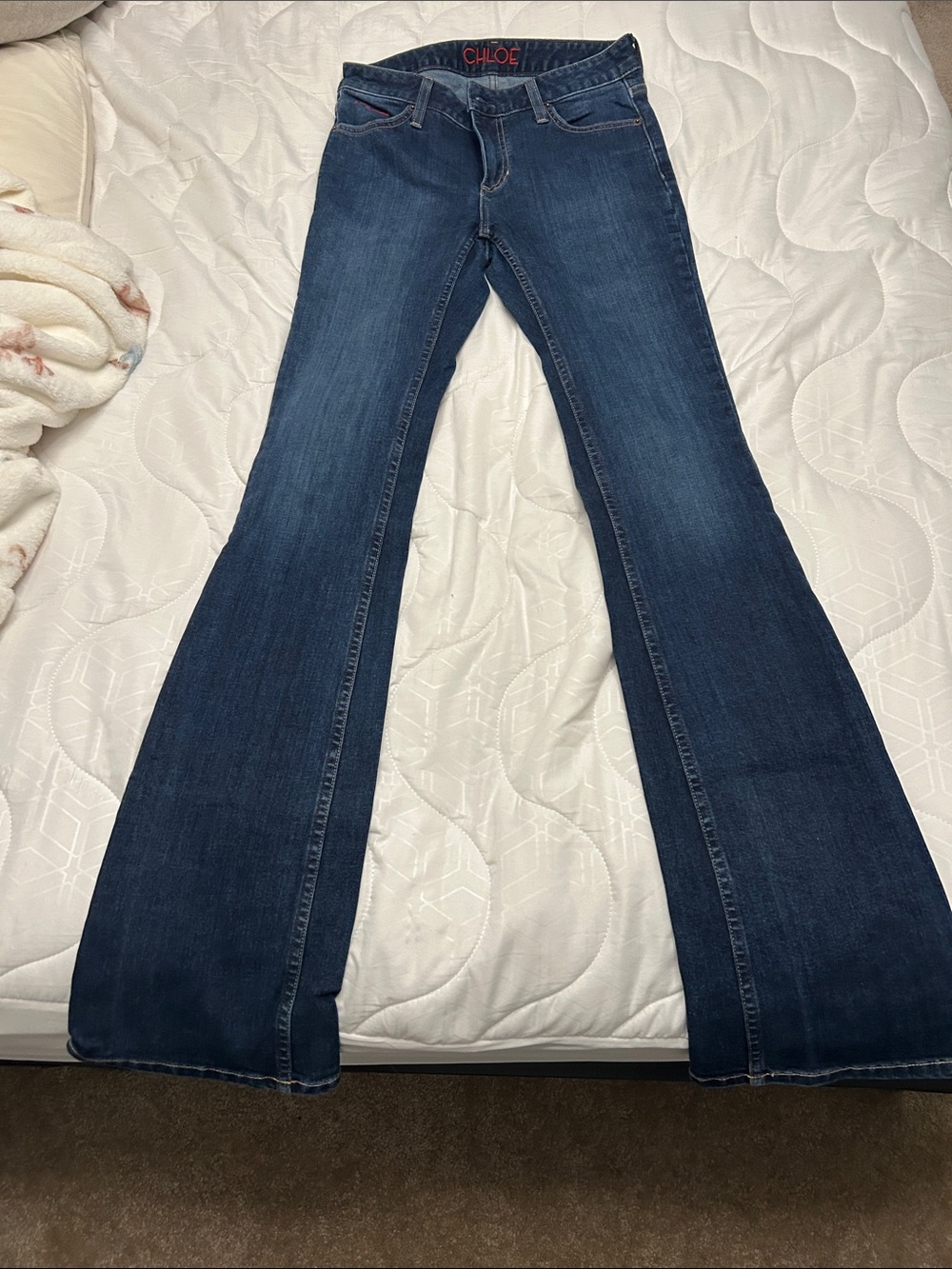 Kimes Ranch Dark Blue Flare Jeans for Women
